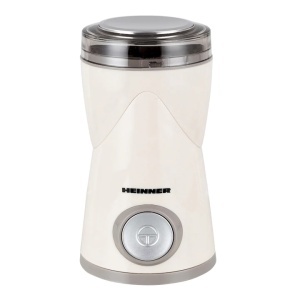 Rasnita electrica Heinner HCG-150P, Putere 150W, Capacitate 50 g, Cutit de inox, Alb - Img 2