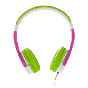 RESIGILAT - Casti audio pentru fete GoGEN MAXISLECHYG, volum limitat 90 dB, 8 autocolante - Img 3