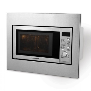 RESIGILAT - CUPTOR CU MICROUNDE INCORPORABIL HEINNER HMW-23BI, 23L, 800W, Digital, Grill, Inox