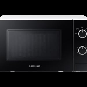 RESIGILAT - CUPTOR CU MICROUNDE SAMSUNG MS20A3010AH/OL, capacitate 20L, putere 700W, 5 trepte de putere, Control mecanic, Alb