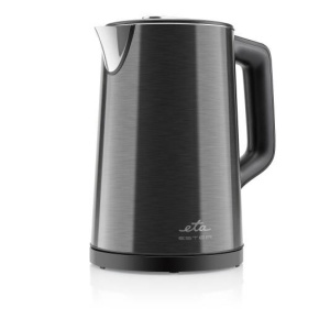 RESIGILAT - Fierbator electric ETA Ester 4597 90000, 2200W, 1.5 litri, 40 la 100 °C, otel inoxidabil, pereti dubli, negru - Img 2