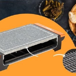 RESIGILAT - Gratar electric 2 in 1 ETA VITAL 1162, 1300 W, piatra pentru preparare lenta, termostat - Img 2