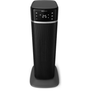 RESIGILAT Radiator ceramic Philips CX5120/11, cu economie de energie, Tehnologie de incalzire ceramica PTC, 2000 W, 4 setari, protectie de siguranta, silentios, aplicatie Air+, Negru