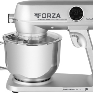 RESIGILAT - Robot de bucatarie ECG FORZA 6600 Metallo Argento, 1800 W, 6,5 litri, LCD, sistem de amestecare planetar - Img 4