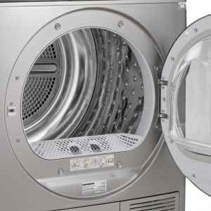 Resigilat Uscator de rufe cu condensare Heinner HCD-V804SB, Capacitate incarcare 8kg, Clasa energetica B, 15 programe de uscare, Indicator de filtru scame plin, Display LED, Program rapid camasi 12 min - Img 5