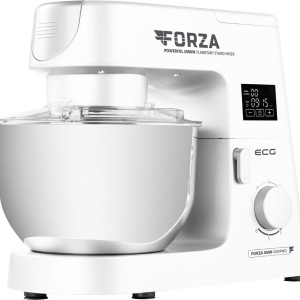 Robot de bucatarie ECG FORZA 5500 Giorno Bianco, 1500 W, 6,5 litri, panou de control tactil, sistem de amestecare planetar - Img 4
