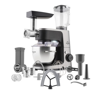 Robot de bucatarie ETA Gratussino III 3023 90020, 1200W, 4.5 litri, control continuu al vitezei + PULS, negru/gri - Img 1