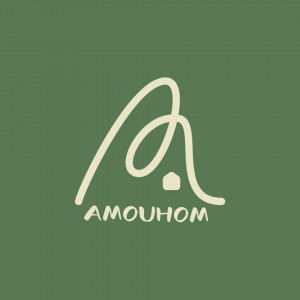 Sac de depozitare Amouhom, hartie, verde, 1350ml, 28 x 15 x 15 cm - Img 2