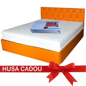 Saltea TERRA Standard Saltsib, 180x200x26 cm, plasa de arcuri tip bonnell, husa detasabila, fermitate medie spre tare - Img 3