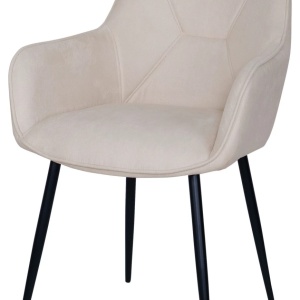 Scaun cu brate ELENA, bej, 57/85/60 cm - Img 1