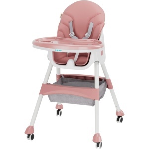 Scaun de masa 2 in 1, pliabil, roz, U-Grow