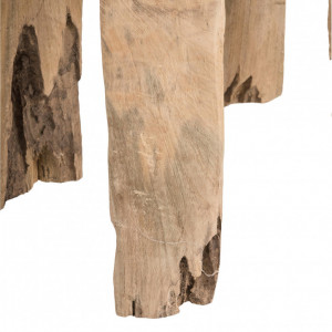 Scaun Java din lemn de tec, 40 x 30 cm - Img 6