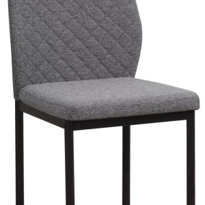 Scaun Mia din microfibră gri - Img 5