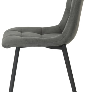 Scaun Nino din microfibră gri 45/88/54,5 cm - Img 2