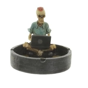 Scrumiera Mijoma, plastic, gri, 9 x 11 x 8 cm