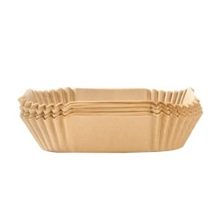 Set 100 bucati hartie de copt pentru friteuza CompaSJ, hartie, bej, 20 cm - Img 1