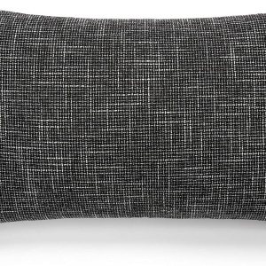 Set 2 fete de perna TanTomi, textil, negru/alb, 30 x 50 cm