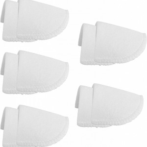 Set 5 perechi de tampoane pentru umeri, spuma, alb, 16,5 x 10 cm