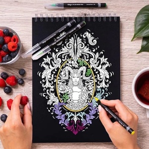 Set 50 de Carioci, Colorya, 26 x 17 x 5 cm, Multicolor, Resigilat, Grad A - Img 2