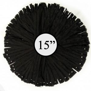 Set de 100 fermoare KGS, nailon, negru, 38 cm - Img 3