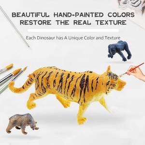 Set de 16 figurine pentru copii VingaHouse, lemn, multicolor