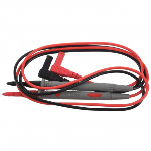 Set de 2 cabluri multimetru pentru sonda Zeafree, plastic/metal, rosu/gri/negru, 1000 V, 10 A