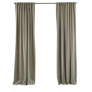 Set de 2 draperii Lilijan Home & Curtain, poliester, antracit, 140 x 175 cm