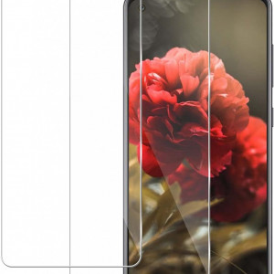 Set de 2 folii de protectie ecran pentru Samsung Galaxy A21 REROXE, sticla securizata, transparent