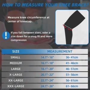 Set de 2 genunchiere Losvcbcx, bumbac, negru/portocaliu, marimea XL
