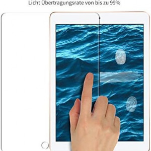 Set de 2 protectii de ecran pentru  iPad Pro 2017/2018 WeeYuu, sticla securizata, transparent, 9,7 inchi
