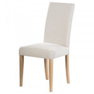Set de 2 scaune tapitate Selsey Living, bej/maro, 100 x 49 x 73 cm - Img 4