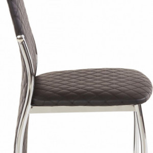 Set de 2 scaune Wilson - negru/argintiu - Img 5