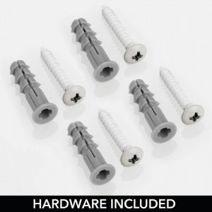 Set de 2 suporturi pentru prosoape mDesign, metal, gri deschis, 14 x 16,5 x 25,4 cm - Img 4