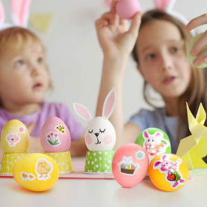 Set de 20 coli cu autocolante de Paste Naler, multicolor, PVC, 9,5 x 15 cm - Img 2