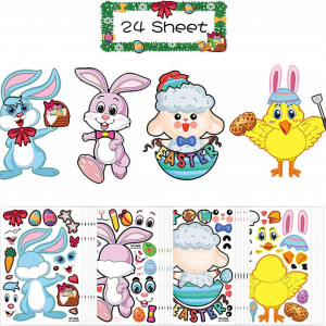 Set de 24 foi cu stickere pentru Paste ZEHOK, vinil, multicolor - Img 1