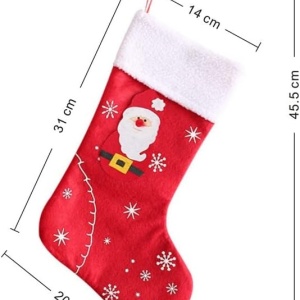 Set de 3 ciorapi pentru Craciun Sxfxiaohe, textil, multicolor, 31 x 20 x 14 cm