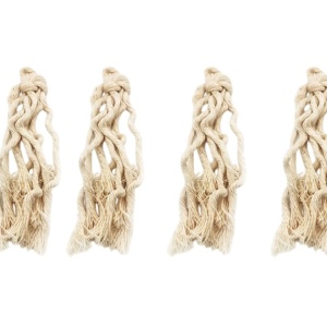 Set de 4 seturi de 8 fitile pentru soba pe ulei Lincheer, bumbac, bej