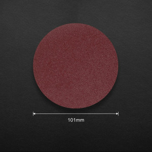Set de 50 discuri abrazive Leontool, oxid de aluminiu, 240 granulatie, rosu, 10,1 cm - Img 4