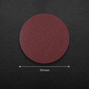 Set de 50 discuri abrazive Leontool, oxid de aluminiu, 600 granulatie, rosu, 10,1 cm - Img 2