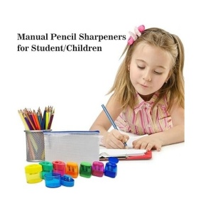 Set de 8 ascutitoare pentru creioane wirlColor, plastic, multicolor, 4 x 2,5 x 5 cm/5 x 2,5 x 5,5 cm