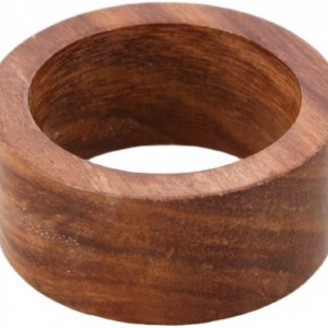 Set de 8 inele decorative pentru servetele Ajuny, lemn, maro, 3,8 cm - Img 5