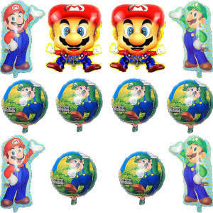 Set de baloane pentru petrecere copii Smileh, folie, multicolor, 12 piese - Img 1