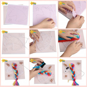 Set de creatie pentru copii Apodess, plastic/textil, multicolor, 20 x 20 cm