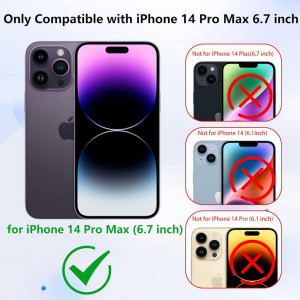 Set de husa cu 2 folii de protectie ecran si 2 pentru camera compatibil cu iPhone 14 Pro Max Gimane, TPU/sticla securizata, transparent, 6,7 inchi - Img 7