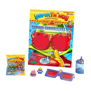 Set de joaca SuperThings Secret Spies - Figurina si revista, Resigilat, Grad B