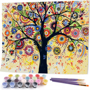 Set de pictura pe numere VIKMARI, panza/acrilic, multicolor, 40 x 50 cm