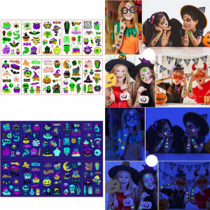 Set de vesela de 69 piese pentru halloween Metaparty, hartie, multicolor - Img 3
