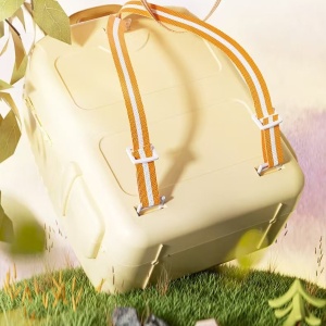 Set ghiozdan jucarie 2 in 1 Rovo 968, Iepuras, Accesorii incluse - Img 3