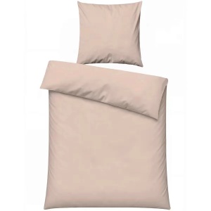 Set husa pilota + fata de perna, bumbac 100%, 135x200 cm + 80x80 cm, bej - Verificat A · Re-Bloom