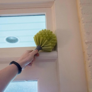 Set maner telescopic cu pamatuf DocaPole, plastic/aluminiu, galben/negru/argintiu, 3,6 m - Img 4